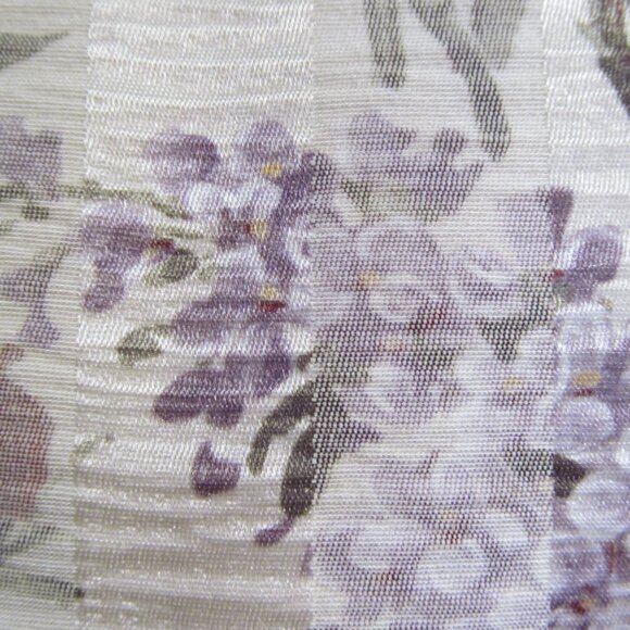 Decorative Throw Pillow Floral Purple Lilacs & Pink Mauve 14 x 14 Perfect Condtn - Picture 11 of 11